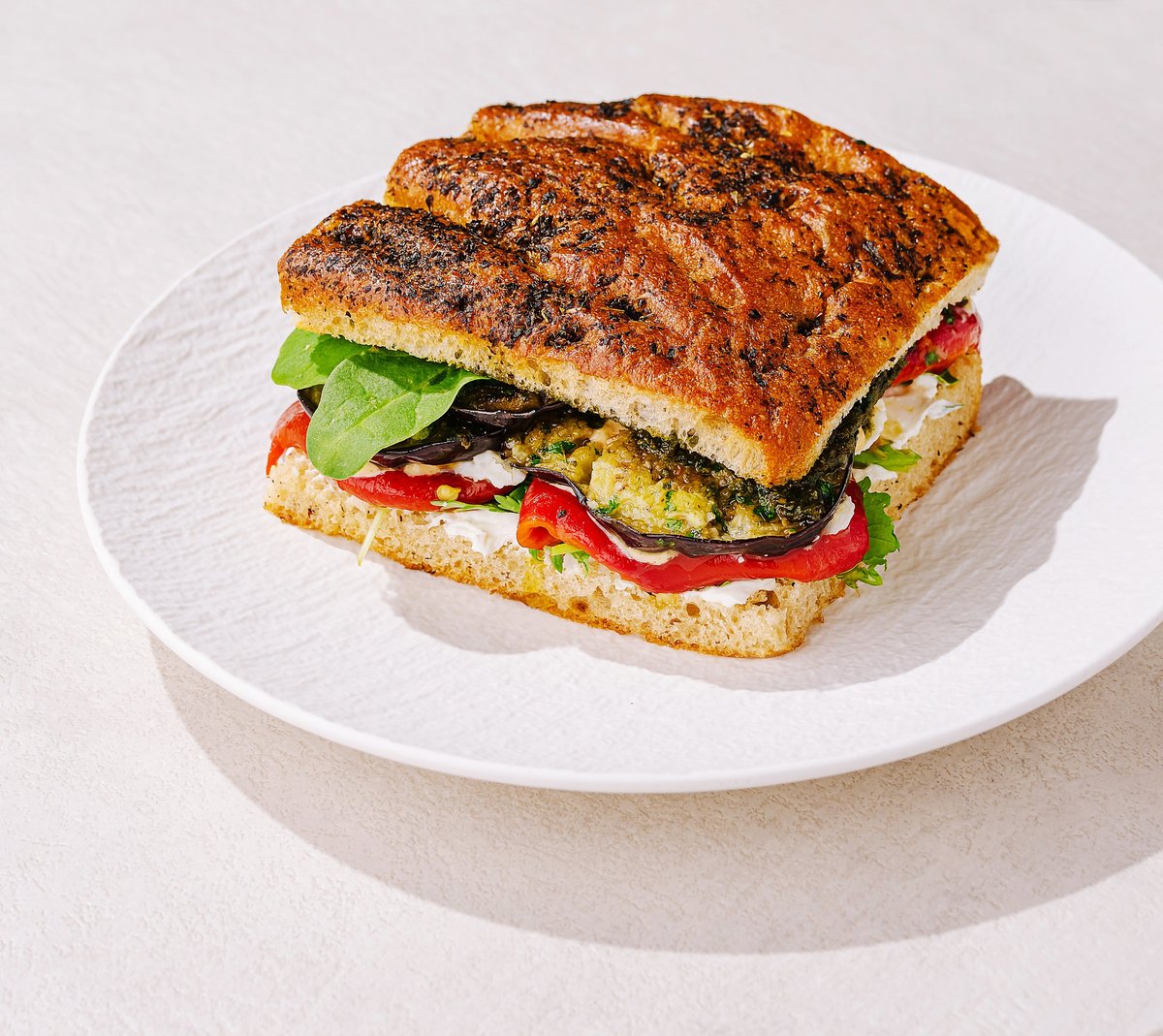 Caprese Melt grilled cheese
