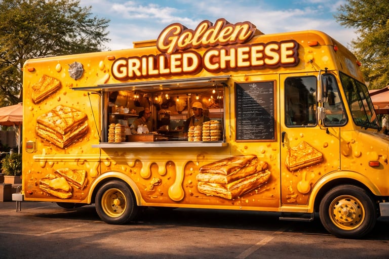 Golden Grilled Cheese food truck exterior